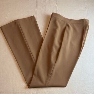 Anna Riska Active Women's Tan Front Zip Button Trousers Size S